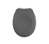 Abattant wc Thermo dur avec frein de chute NEELA Gris mat - Charnières ABS Chromé Spirella