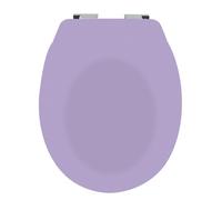 Abattant wc Thermo dur avec frein de chute NEELA Lavande - Charnières ABS Chromé Spirella