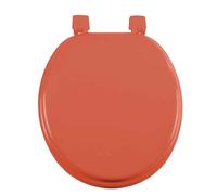 Douceur d'Intérieur Abattant WC «Vitamine» MDF 37 x 47 cm Terracotta