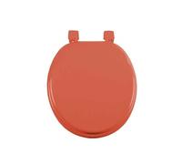 Douceur d'Intérieur Abattant WC «Vitamine» MDF 37 x 47 cm Terracotta