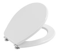 ABATTANT WC VICTORIA AVEC CHARNIÈRES EN MÉTAL CHROMÉ