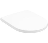 Villeroy & Boch Subway 3.0 - Abattant WC charnières en acier inoxydable avec Quick Release & SoftClosing stone white