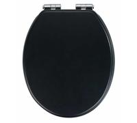 Abattant WC - WENKO - Cuero - MDF - Easy Close - Fixation inox Fix-Clip