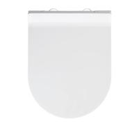 Abattant WC - WENKO - Habos - Thermoplastique - 36x46 cm - Blanc
