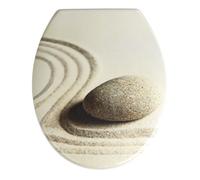 Abattant WC - WENKO - Sabbia - Duroplast - Universel - Antibactérien
