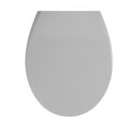 Abattant WC - WENKO - Samos - Duroplast - 37,5x44,5 cm - Gris clair