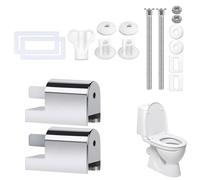Abattant WCFixations Charnières, 2 Pièces Charnières Universelles Pour Siège De Toilette, Fixation Abattant WC, Pour Couvercle De Toilette Pièces Détachées WCRechange Pour Couvercle De Toilettes
