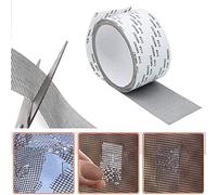 Abauoat Ruban adhésif Répare moustiquaires fenetre en fibre de verre,Auto-adhésif avec Ruban Adhésif Réparation de Fenêtres et Moustiquaires rapidement les déchirures