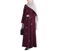 Abaya Femme Abaya Femme Robe de prière Musulmane Vêtements Burka Islam Vêtements de prière islamiques Abayas Saoudite Caftan Arabe Ramadan Hijab Robe Dubaï Afghane Moyenne