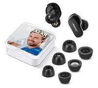 ABAZAR Embouts en Mousse à mémoire de Forme pour écouteurs Bose QuietComfort II et Ultra, 3 Paires (S/M/L), Rouge et Noir