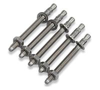 ABAZO M6x40mm 10 pcs. Ancrage pour charges lourdes - Chevilles à expansion - Boulons d'ancrage - Chevilles à expansion galvanisée - Qualité industrielle - Boulons d'ancrage - Chevilles à expansion