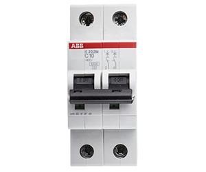 ABB 2 cds272001r0104 Système Pro M Compact miniature Circuit Breaker, 2 pôles, type C, 10 A Courant nominal, 88 mm H x 35 mm W x 69 mm D