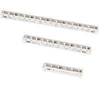 ABB 2CDL230001R1012 Rail de phase Nbr de rangées 3 multicolore 3 pôles 10 mm² 1 pc(s)