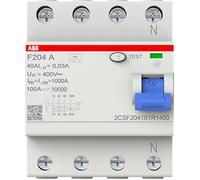 ABB Disjoncteur différentiel 2CSF204101R1400 4 pôles 40 A 0.03 A 230 V/AC, 400 V/AC 1 pc(s)