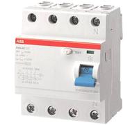 ABB 2CSF204123R1630 F204A-63/0,03L Interrupteur différentiel A 4 pôles 63 A