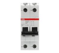 ABB ABB Disjoncteur S202M-Z6UC 10kA 6A 2 pôles Caractéristique Z Quantité:1
