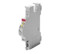 ABB Bloc de connexion électrique EE6100 - Contact Auxiliaire 1NO + 1NC, 2 pôles, 2 positions, Montage à vis, Plastique