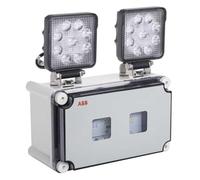 ABB Bloc de Secours BAES à Phares - Duo C 3000L A - LED - Étanche - 226510 - Gris