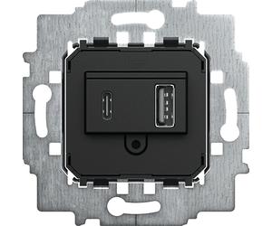 ABB Busch-Jaeger 6475U USB-A And USB-C Power Socket Adapter - 2CKA006400A0398