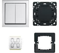 ABB Busch-Jaeger 6716 UJ-83 FoH Switch Set Future AluSilver - 2CKA006710A0017