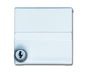 ABB Busch-Jaeger Plaque d'adaptation avec texte et serrure IP44 - 2CKA001710A3791