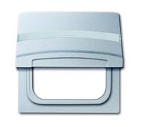 ABB Busch-Jaeger Plaque d'adaptation avec texte IP44 Aluminium - 2CKA001710A3787