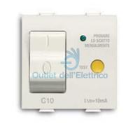 Abb Claire Interrupteur Automatique Différentiel Disjoncteur 1p N c10 10ma 3ka