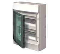 abb-entrelec mistral65 - Caisse 24 modules mistral65 2 rangées Porte Transparent