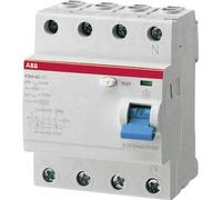 ABB Disjoncteur différentiel 4 pôles 25 A 230 V/AC, 400 V/AC 2CSF204101R1250 (2CSF204101R1250)