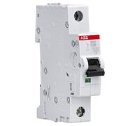 ABB Disjoncteur miniature S201-C20, 1 pôle, type C, capacité de coupure 6/10 kA, courant 20 A (2CDS251001R0204)