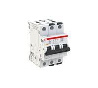 ABB Disjoncteur S300P type Z, pôle 3 63 A 415 V, capacité de coupure 25 kA System Pro M Compact