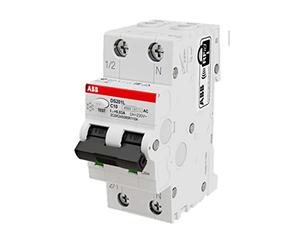ABB DS201 LH Disjoncteur Différentiel 30ma Magnéto-thermique 4,5 KA 1P+N 2 modules C (DS201LHC10AC30 10A (EX DS91LC10AC30)), Disjoncteur
