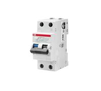 ABB DS201 LH Interrupteur Différentiel Magnéto-thermique Disjoncteur Électrique 4,5 KA 1P+N 30ma 2 Modules Classe AC (DS201LHC6AC30 16A (EX DS91LC16AC30))