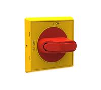 Abb-entrelec 1SCA105323R1001 Interrupteur à manivelle, Jaune et Rouge, Standard