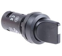 abb-entrelec c2ss1 - 10b-11 - Compact Sélecteur 2 Positions Noir Opaque