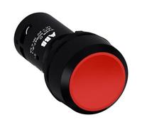 ABB Bouton poussoir CP1-10R-01 pour compartiment grattant Rouge opaque