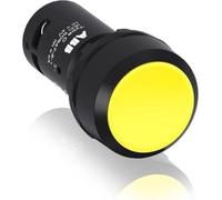abb-entrelec CP1 - 10y-10 - Poussoir compartiment rasante jaune opaque
