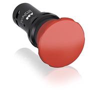 abb-entrelec - Poussoir champignon 1 NA + 1NC Rouge