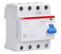 ABB F204-25/0.03 - Disjoncteur différentiel - 4P - Type A - 30 mA - 25 A - 2CSF204101R1250