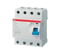 ABB F204 AC 63A 30MA-NA SX INT.DIFFER. Pur 4P.