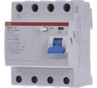 ABB F204A-40/0,03L Disjoncteur différentiel 4P,40A,30mA,N gauche (2CSF204123R1400)