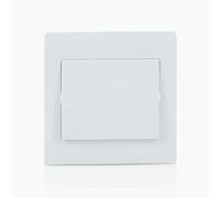 ABB Inora Interrupteur 1 interrupteur 1 voie Premium 10AX unipolaire Design intemporel pour la maison et le travail Blanc Sûr, fiable et fonctionnel
