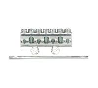 ABB Kit de barres de mise à la terre pour équipement • 7 trous • Protection | TGL3 • Compatible avec les centres de charge ReliaHome® • 4 petits et 3 grands trous • Protection contre la foudre et les