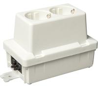 ABB Prise Schuko Double Avec Boîte De Fin D'alimentation GST18 (Prise européenne) - 1SPA007102F9300 [5 Pièces]