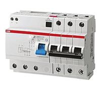 ABB RCBO System Pro M Compact DS203 Commutateur FI/LS 3 broches 32 A Sensibilité 30 mA Montage sur rail DIN