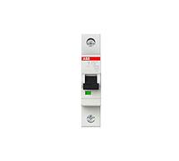 ABB S200M MCB Disjoncteur type C, 1 pôle, 25 A, 253 V, capacité de coupure 10 kA, système Pro M Compact