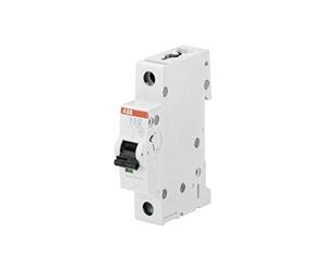 ABB S201-C50 Miniature Circuit Breaker, 1 Pole, Type C, 6/10kA Breaking Capacity, 50 Amp Current (2CDS251001R0504)