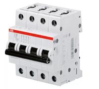 ABB S204 C10 Disjoncteur Automatique 6KA 4P