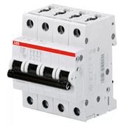Abb S204L C10 Interrupteur automatique 4.5Ka 4P Blanc