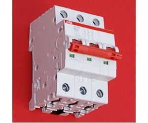 ABB sd203/25 Interrupteur principal Charge Commutateurs Interrupteur 3 pôles 25 A Rouge